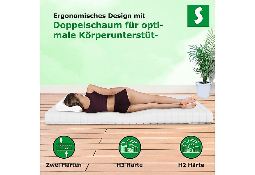 Kaltschaummatratze Easy Flex Wendematratze mit Zwei Härtegrade für Schlafko günstig online kaufen
