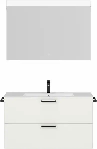 nobilia® Badmöbel-Set »Tolvina« vormontiert, mit Soft-Close, 2 Stk. tlg. günstig online kaufen