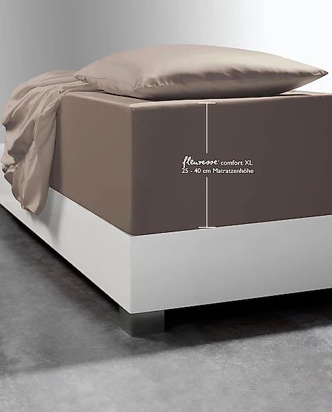 fleuresse Spannbettlaken »Comfort XL«, Mako-Jersey, für Matratzen bis 40 cm günstig online kaufen