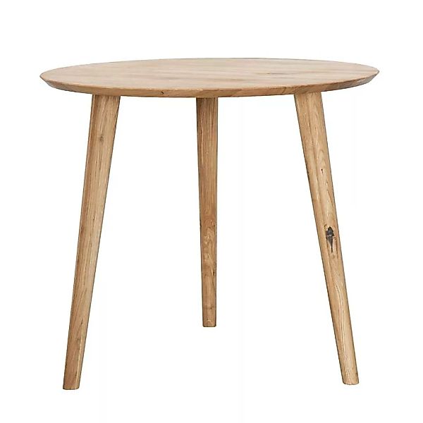 Esszimmer Tisch aus Wildeiche Massivholz rund günstig online kaufen