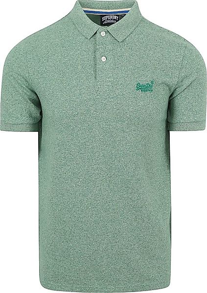 Superdry Classic Poloshirt Melange Rosa - Größe XXL günstig online kaufen