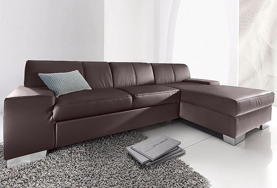 DOMO collection Ecksofa Star, zeitlose Formensprache, elegante Optik, Breit günstig online kaufen