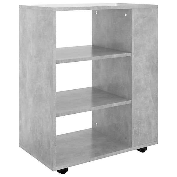 vidaXL Rollschrank Betongrau 60x35x75 cm Holzwerkstoff günstig online kaufen