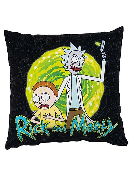 United Labels® Dekokissen Rick and Morty Kissen Sitzkissen Zierkissen Kopfk günstig online kaufen