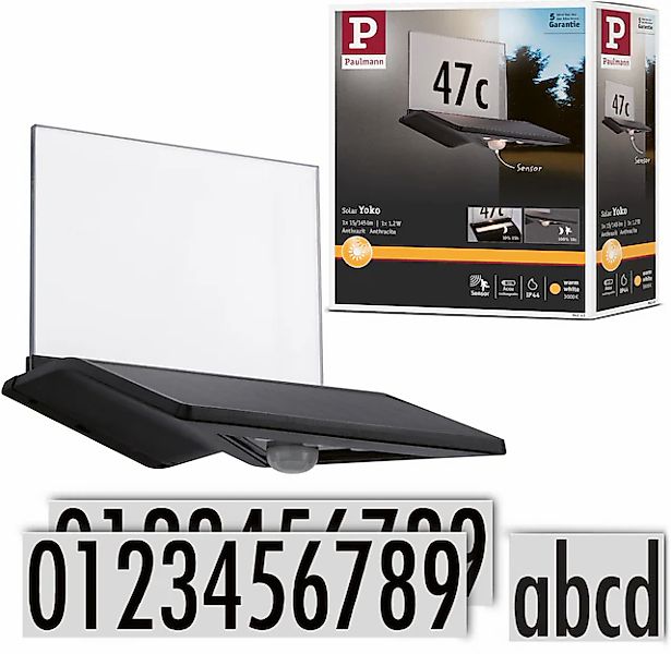 Paulmann LED Außen-Wandleuchte »Yoko«, 3 flammig, Leuchtmittel LED-Board günstig online kaufen