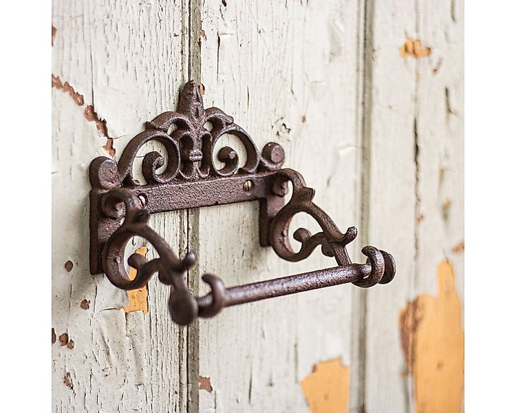 Antikas Wanddekoobjekt WC Papierrollenhalter, Toilettenpapierhalter, Toilet günstig online kaufen