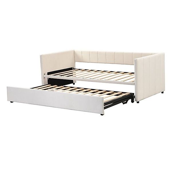 Gotagee Polsterbett Schlafsofa 90x200cm Multifunktionsbett mit Ausziehbett günstig online kaufen
