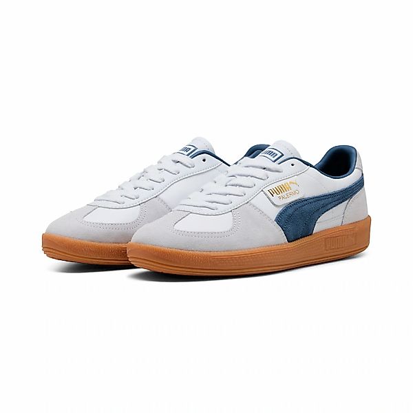 PUMA Sneaker "PALERMO LTH" mit Obermaterial aus Leder, mit Overlays aus Wil günstig online kaufen