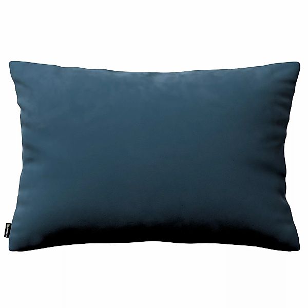 Kissenhülle Mia rechteckig, blau, 47 x 28 cm, Velvet (704-16) günstig online kaufen