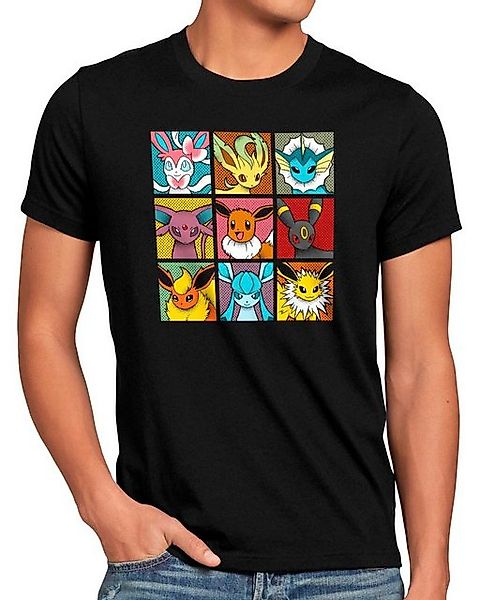 style3 T-Shirt Eeveelution amiibo planet go pokemon ball pikachu günstig online kaufen