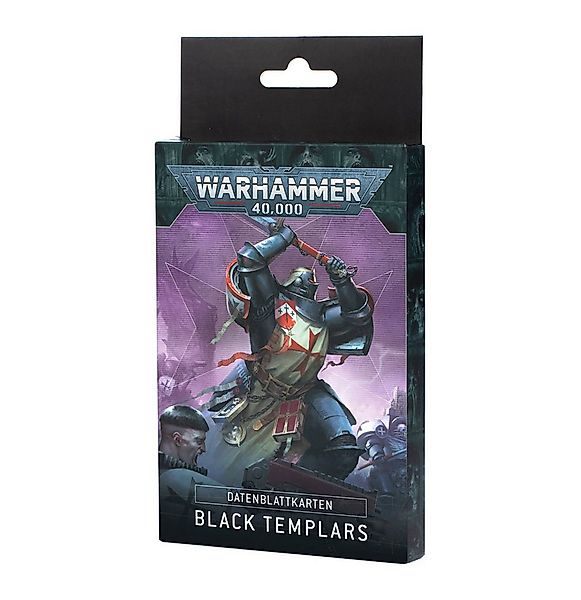 Games Workshop Spielfigur Warhammer 40.000 Datasheet Cards Black Templars ( günstig online kaufen
