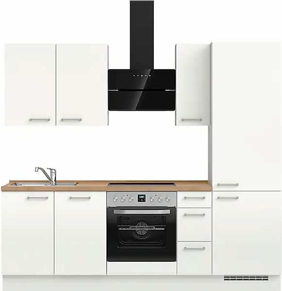 nobilia® Küchenzeile »"Laser II"«, vormontiert, Ausrichtung wählbar, Breite günstig online kaufen