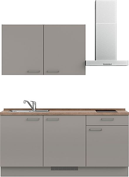 nobilia Küchenzeile ""Laser I",Ausrichtung wählbar, Breite 180 cm" vormonti günstig online kaufen