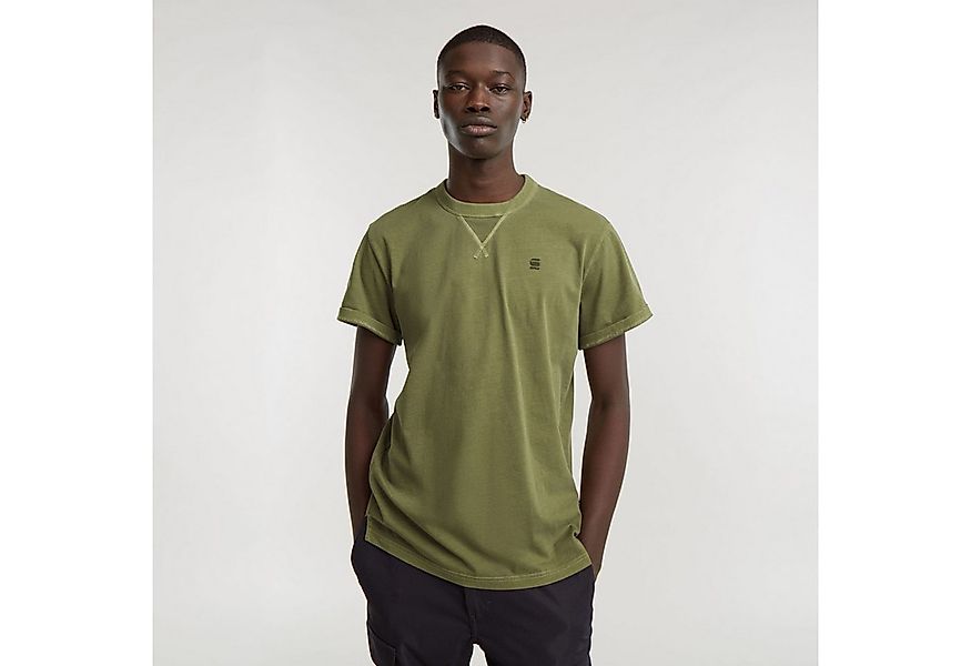 G-STAR T-Shirt Nifous Rundhals, mit Rippeinsatz günstig online kaufen