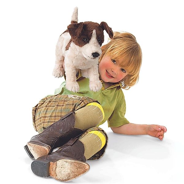 Folkmanis Handpuppen Handpuppe Folkmanis Jack Russel günstig online kaufen