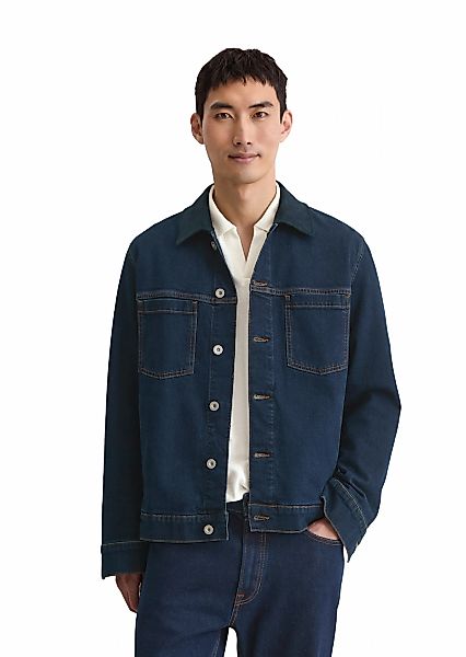 Marc O'Polo Jeansjacke mit lässigem Cord-Kragen günstig online kaufen