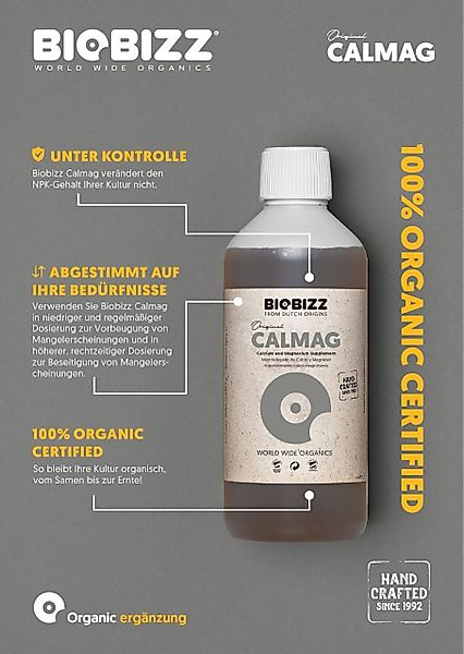 Biobizz Pflanzendünger BioBizz Grow Dünger Calmag günstig online kaufen
