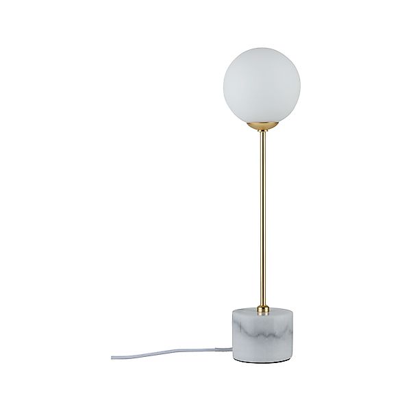 Paulmann "Neordic Tischleuchte Moa G9 max. 10W Weiß/Gold matt Glas/Marmor/M günstig online kaufen