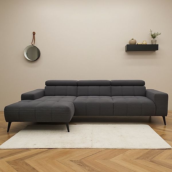 DOMO collection Ecksofa "Trento L-Form, mit Kufenfuß oder Einzelfuß" wahlwe günstig online kaufen