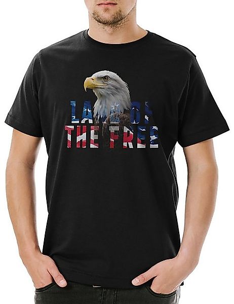 Urban Backwoods Print-Shirt American Eagle Herren T-Shirt Adler United Stat günstig online kaufen
