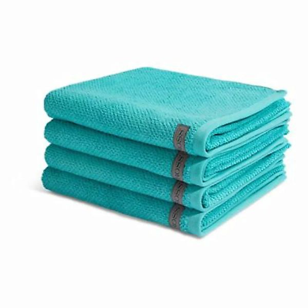 Ross 4 X Handtuch im Set Selection - Organic Cotton Handtücher türkis günstig online kaufen