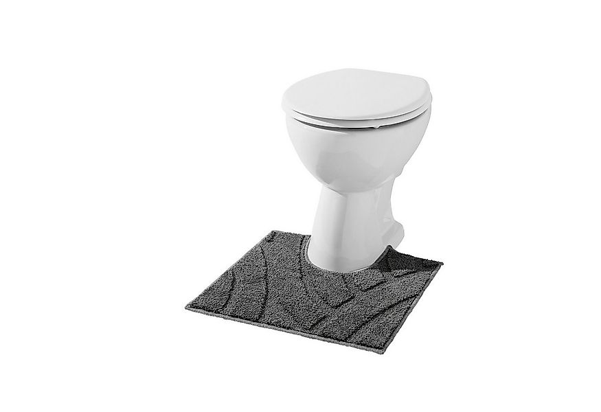 REDBEST Badematte WC-Umrandung "Napa", Höhe 18 mm, eckig, Uni günstig online kaufen