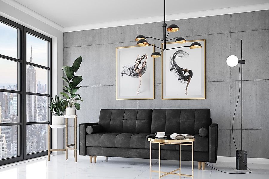 Beautysofa Schlafsofa Randvi, Couch im skandinavisches günstig online kaufen