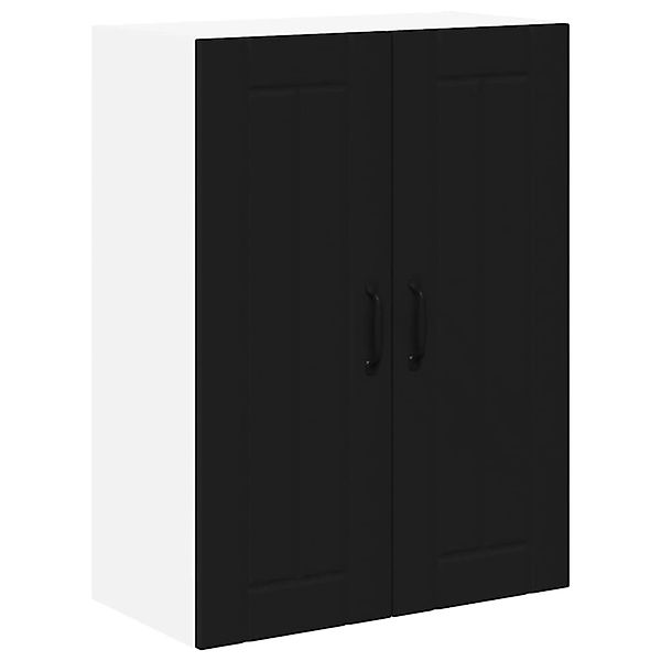 vidaXL Küchenschrank mit Regal Schwarz 60 x 31 x 80 cm Holzwerkstoff 885046 günstig online kaufen