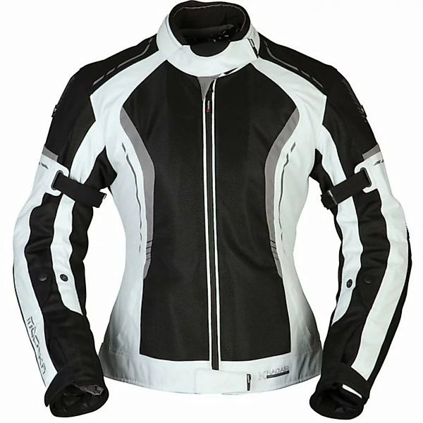 Modeka Motorradjacke Modeka Khao Air Lady Textiljacke Damen schwarz/hellgra günstig online kaufen