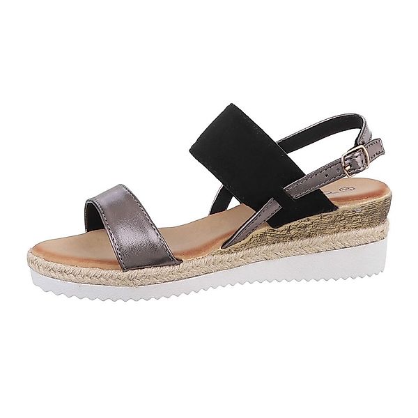 Ital-Design Damen Freizeit Plateausandaletten (86017049) Keilabsatz/Wedge günstig online kaufen