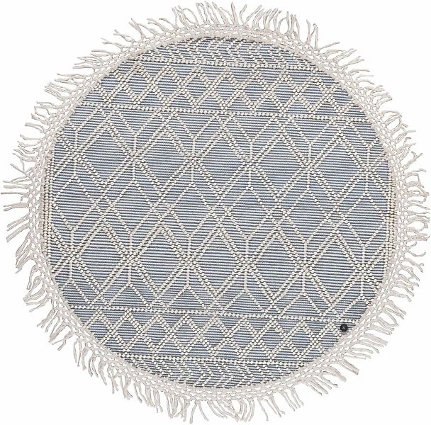 TOM TAILOR HOME Teppich "Colored Macrame" rund 10 mm Höhe Handweb Teppich, günstig online kaufen