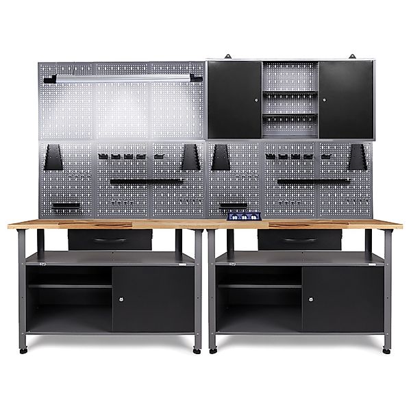 Ondis24 Werkstatt Set Klaus LED Bluetooth & Steckdose Werkstatteinrichtung günstig online kaufen
