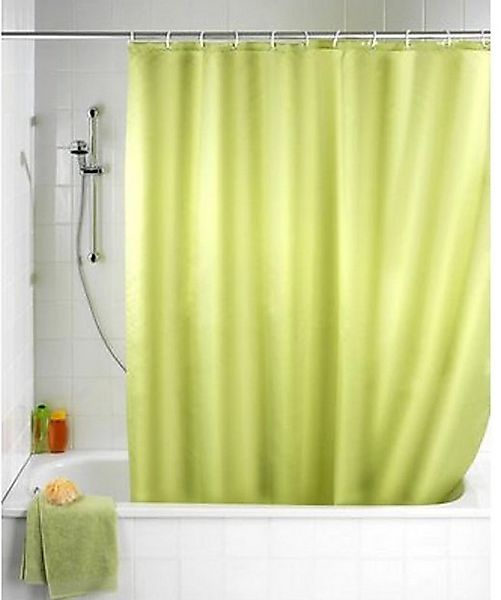 WENKO Duschvorhang WENKO Duschvorhang Anisgrün grün 180x200 Breite 180 cm, günstig online kaufen