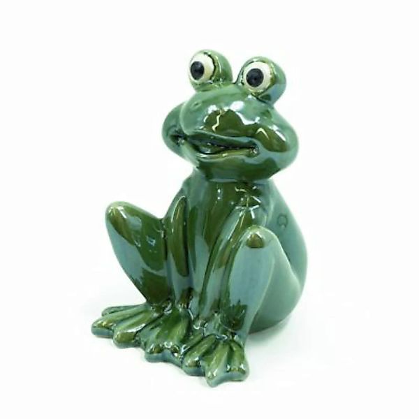 HTI-Living Porzellanfigur Frosch grün lasiert günstig online kaufen