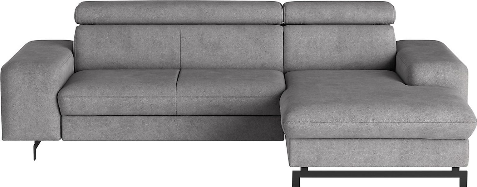 COTTA Ecksofa "Emma L-Form, B: 267 cm" mit Kopfteilverstellung, optional Be günstig online kaufen