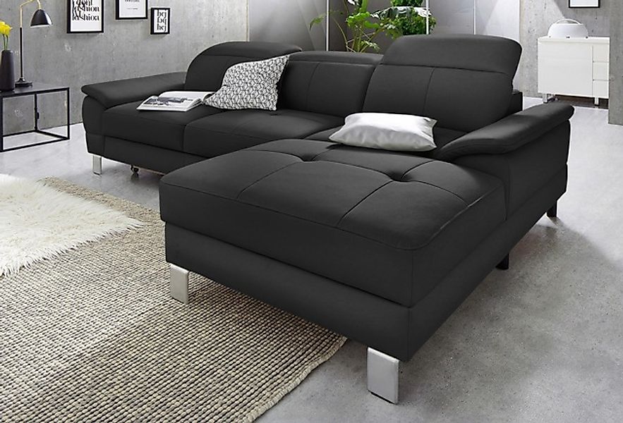 exxpo - sofa fashion Ecksofa »Mantua 2, inkl. Kopf- bzw. Rückenverstellung, günstig online kaufen