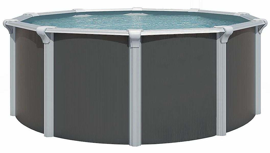 KWAD Rundpool "Green line Evolution" 4,6x1,32 Design Folie in blau, sand od günstig online kaufen