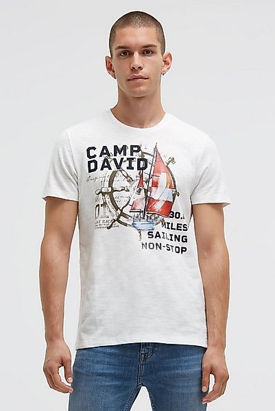 CAMP DAVID Rundhalsshirt aus Baumwolle günstig online kaufen