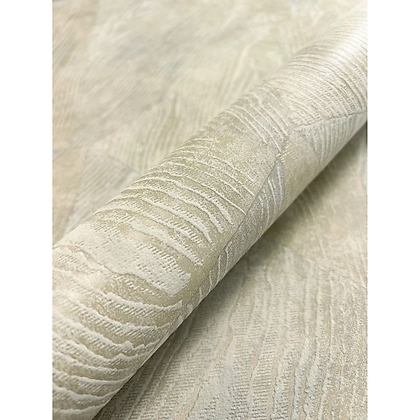 Newroom Vliestapete Marzio Beige Holz Modern Strukturiert FSC® günstig online kaufen