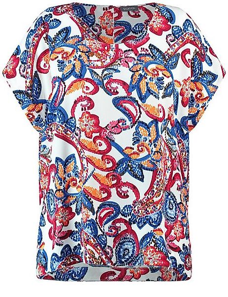 Samoon Kurzarmbluse Blusenshirt mit Paisley-Print günstig online kaufen