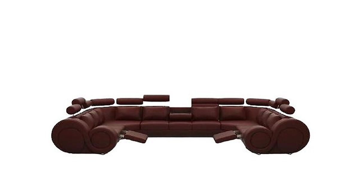 JVmoebel Ecksofa Designer Wohnlandschaft Eckcouch Couch mit USB Sofa Polste günstig online kaufen