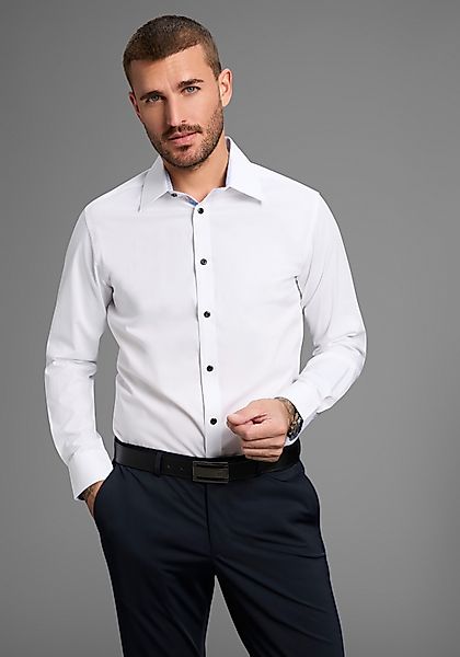 Bruno Banani Langarmhemd elastische Baumwollqualität für günstig online kaufen