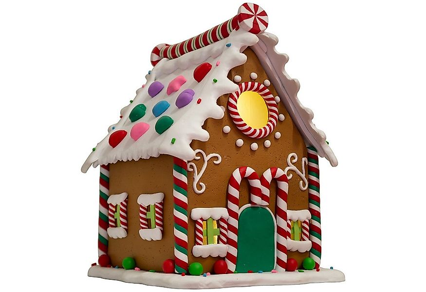 Christmas Paradise Weihnachtshaus Lebkuchenhaus mit LED 17 cm, Weihnachtsde günstig online kaufen