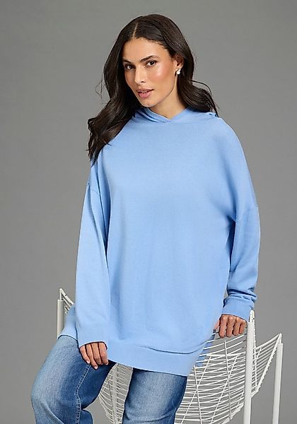 Flashlights Kapuzenpullover mit 3/4 Ärmeln und lockerem Schnitt, Viskosemis günstig online kaufen