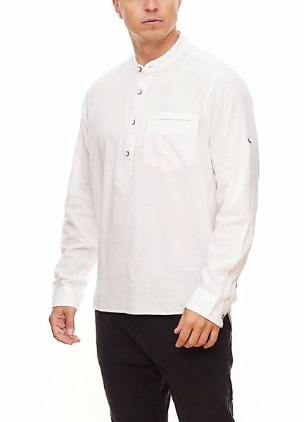 TERRA LUNA Langarmhemd TERRA LUNA Herren Bio-Baumwoll-Hemd Sommer-Shirt mit günstig online kaufen