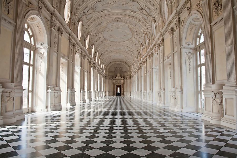 Papermoon Fototapete "ARCHITEKTUR-VENARIA ROYAL PALACE BAROCK BOGEN SÄULEN" günstig online kaufen