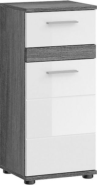 welltime Unterschrank "LUCCA, TOPSELLER, Breite 35cm, 1 Tür (TA wechselbar) günstig online kaufen