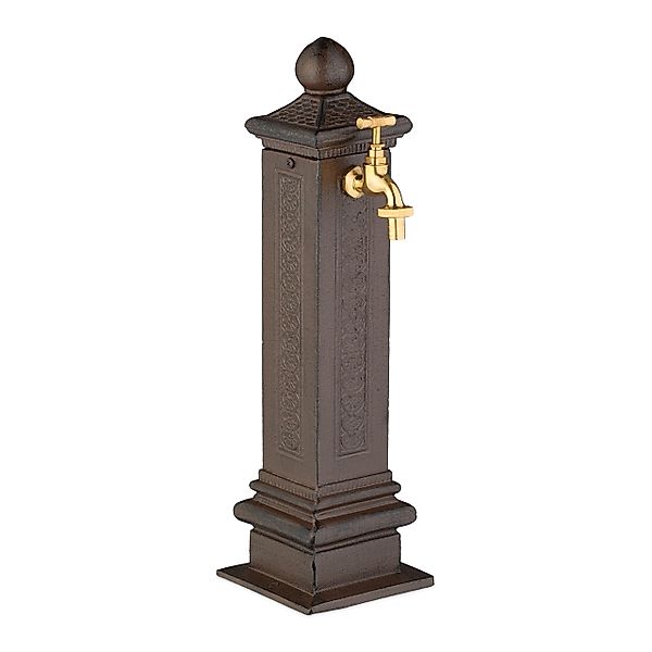 relaxdays Gartenbrunnen Standbrunnen antik 47 cm, günstig online kaufen
