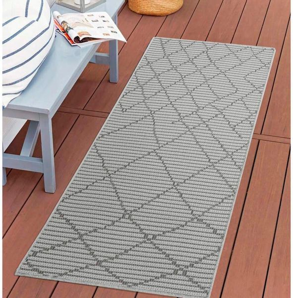 Carpet City Outdoorteppich "PALM3526" rechteckig 5 mm Höhe Wetterfest & UV- günstig online kaufen