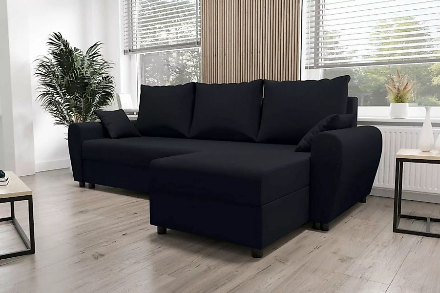 99rooms Ecksofa Melina, L-Form, Eckcouch, Sofa, Sitzkomfort, mit Bettfunkti günstig online kaufen